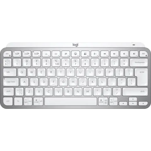 Logitech MX KEYS mini - Draadloos Bluetooth Toetsenbord - Qwerty ISO - Pale Grey
