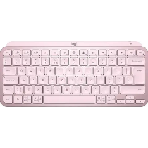 Logitech MX KEYS mini - Draadloos Bluetooth Toetsenbord - Qwerty ISO - Rose