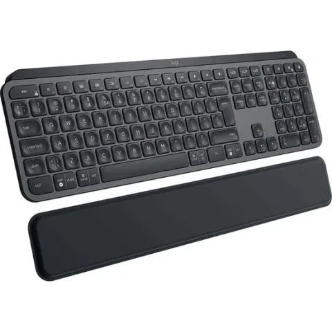 Logitech MX Keys Plus Advanced Wireless Illuminated Keyboard with Palm Rest - GRAPHITE - US INT'L