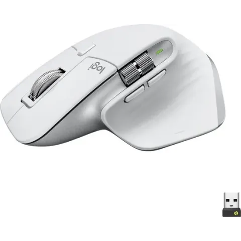 Logitech MX Master 3S - Muis - Licht grijs
