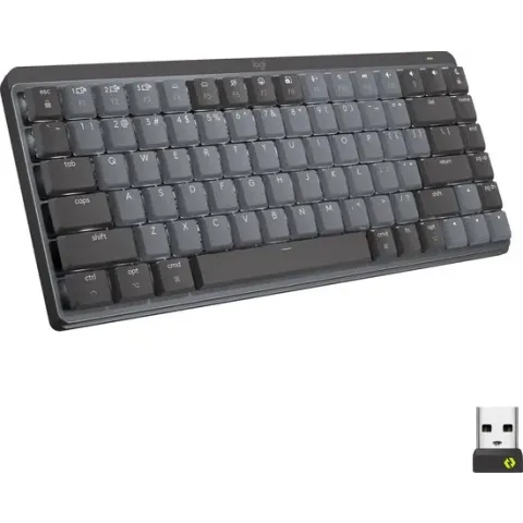 Logitech MX Mechanical Mini - Toetsenbord - QWERTY ISO - Grijs