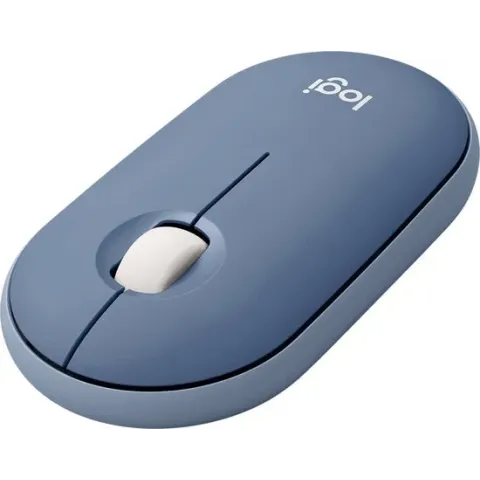Logitech Pebble M350 - Draadloze Muis - Bluetooth - Blueberry