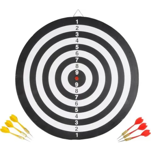 Longfield Dartbord + Dartpijlen