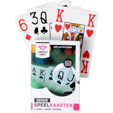 Longfield Games Speelkaarten Senior
