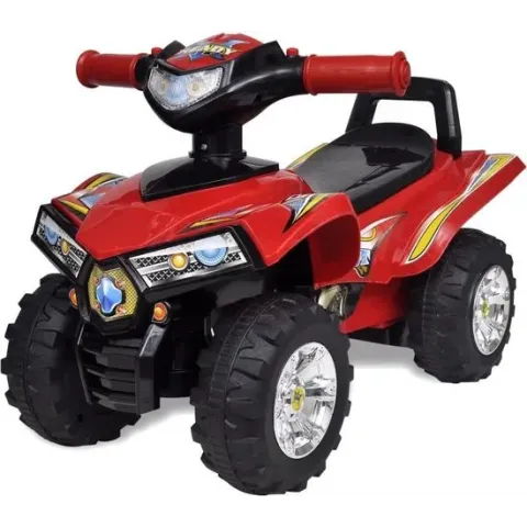 Loopquad met licht en geluid (rood)