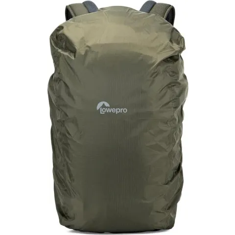Lowepro Flipside Trek BP 450 AW - Fotorugzak - Cameravak openen via de achterkant - Grijs/Donker groen