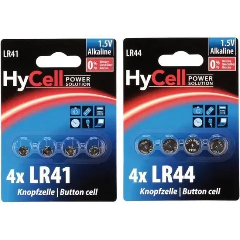 LR41 Knoopcel Alkaline 1.5 V 30 mAh HyCell AG3 4 stuk(s)