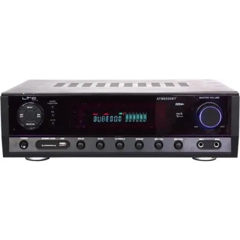 LTC audio ATM6500BT versterker met bluetooth USB SD en tuner