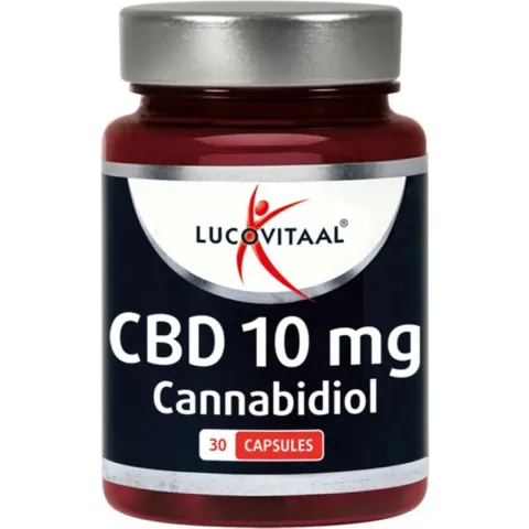 Lucovitaal CBD 10 milligram Cannabidiol Voedigssupplement - 30 Capsules