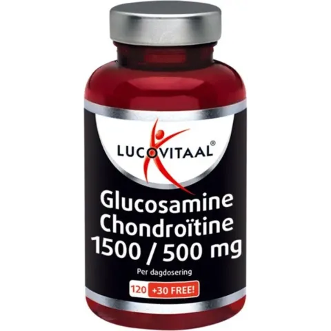 Lucovitaal Glucosamine Chondroïtine 1500/500 mg Voedingssupplement - 150 Tabletten