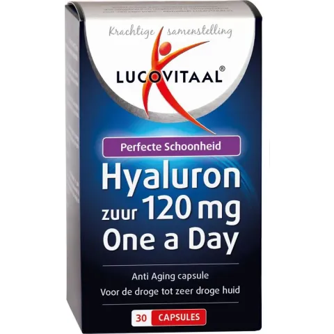 Lucovitaal Hyaluronzuur 120 mg One a Day Voedingssupplement - 30 capsules