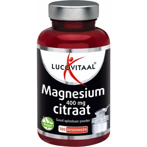 Lucovitaal Magnesium Citraat 400 mg Poeder 100 doseringen
