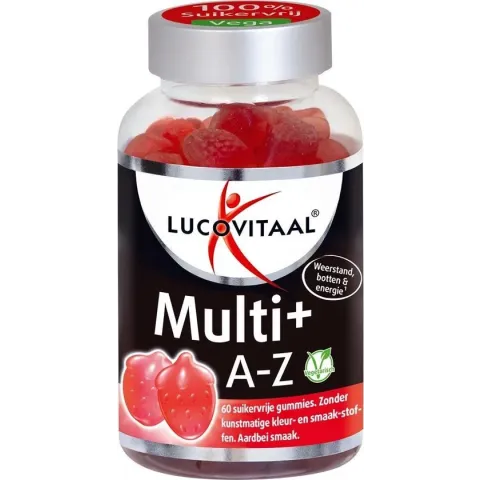Lucovitaal Vitamine Gummies Multi+ A tot Z 60 Gummies