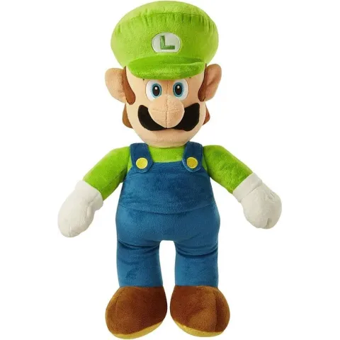 Luigi Super Mario Bros pluche figuur (afmeting 50 cm)
