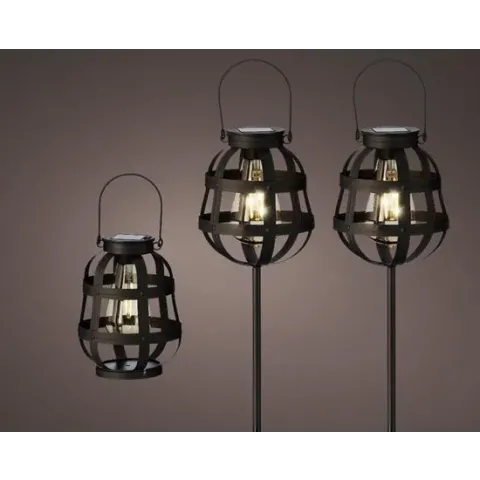 Lumineo LED Solar Lantaarn set a 3