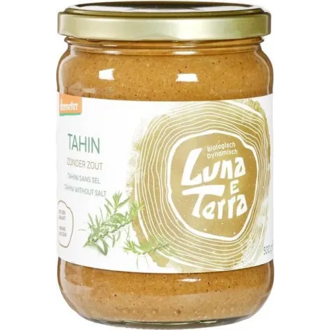 Luna E terra Tahin zonder zout demeter - 500 gram