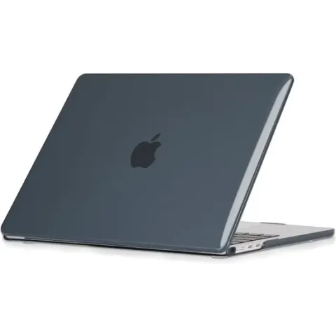 Lunso - cover hoes - MacBook Air 13 inch M2 (2022) - Glanzend Zwart