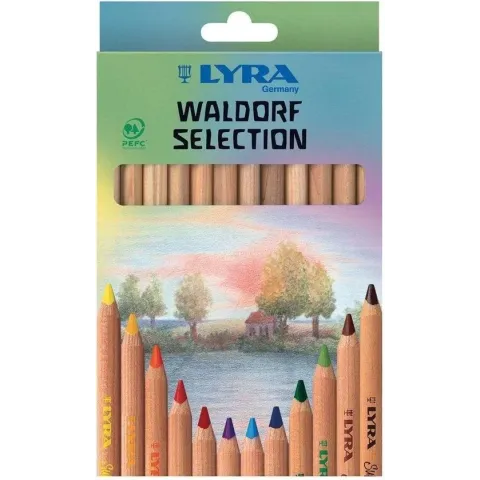 Lyra Super Ferby Waldorf Selection kleurpotlood 12 stuk(s) Multi kleuren
