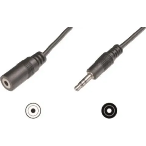 M-Cab 7000937 audio kabel 3 m 3.5mm Zwart