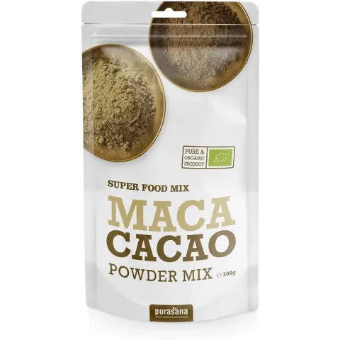 Maca, Cacao, Lucuma Poeder Mix (200 Gram) - Purasana
