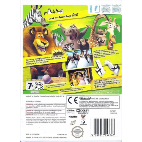 Madagascar 2 Escape to Africa - Wii