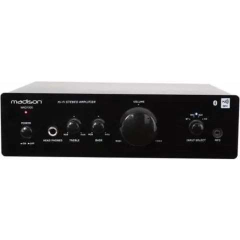 Madison Mad1000 hifi stereo versterker met bluetooth&nfc