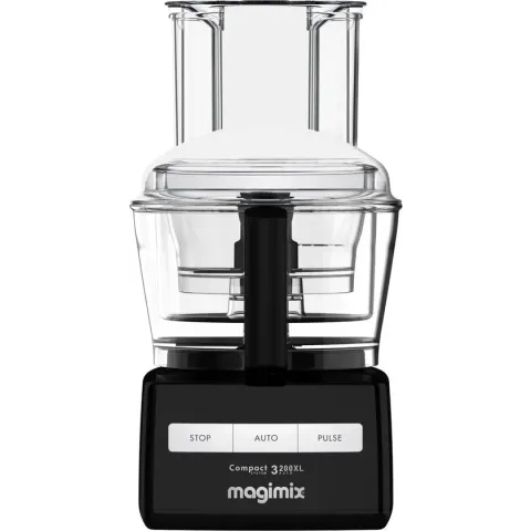 Magimix - CS 3200 XL - Foodprocessor - Zwart - Inductiemotor - Professionele messen - 30 jaar motorgarantie