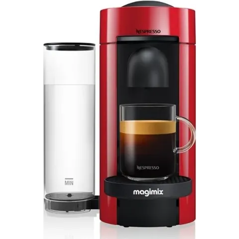 Magimix Nespresso - Vertuo Plus - Koffiecupmachine - Zwart/Rood