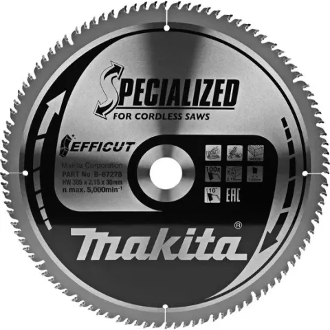 Makita B-67278 Afkortzaagblad Hout