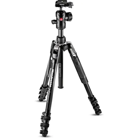 Manfrotto MKBFRLA4BK-BH tripod 3 poot/poten Zwart, Zilver