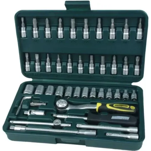 Mannesmann 1/4" doppendoos 46-delig