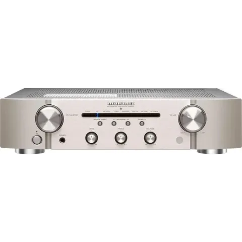Marantz PM6007 - Geïntegreerde versterker met digitale ingangen, referentieklasse DAC en phonovoorversterker – Zilvergoud