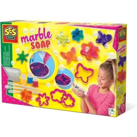 Marble zeepjes gieten