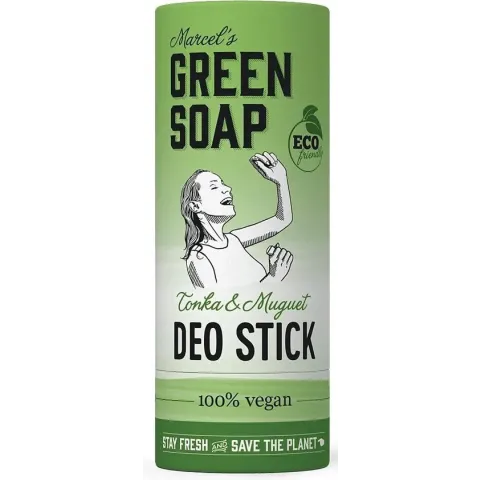Marcel's Green Soap Deodorant Stick Tonka & Muguet 40 gram