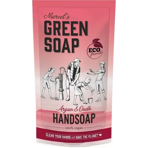 Marcel's Green Soap Handzeep Argan & Oudh Navul Stazak 500 ml
