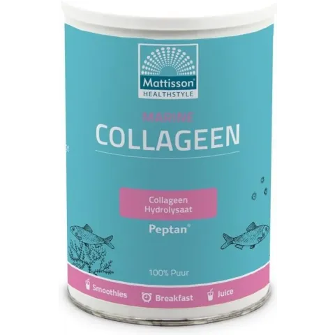 Marine Collageen Hydrolysaat Pure 300 gram - Pot met 300 gram