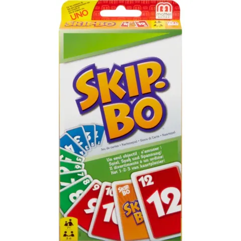 Mattel Skip-Bo Meertalig, 2 - 6 spelers, 20 minuten, Vanaf 7 jaar