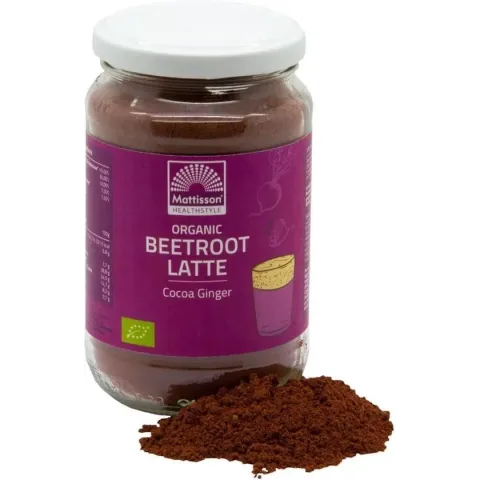 Mattisson / Beetroot Latte Gember – Cacao BIO - 160 gram