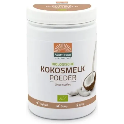 Mattisson - Biologische Kokosmelk poeder - 200 g