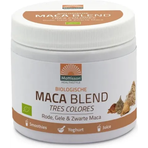 Mattisson / Maca Blend Biologisch – Rode, Gele & Zwarte – 300 gram
