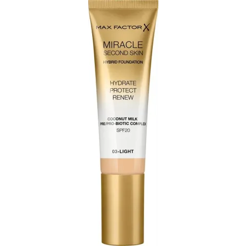 Max Factor Miracle Second Skin Foundation - 03 Light