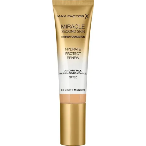 Max Factor Miracle Second Skin Foundation - 04 Light Medium