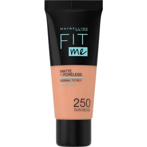 Maybelline Fit Me Matte & Poreless Foundation - 250 Sun Beige