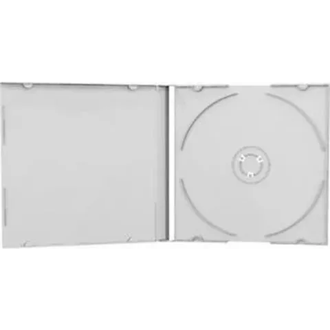 MediaRange CD-Leerhülle voor 1 Dics 10.4mm transparentes Tray