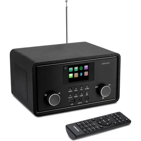Medion P85027 - DAB+ Stereo radio - WiFi - FM - Bluetooth - Spotify Connect - Zwart