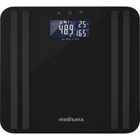 Medisana BS 465 Lichaamsanalyse weegschaal zwart