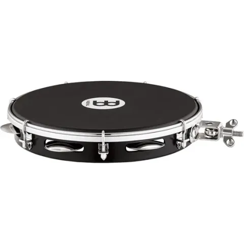 Meinl Pandeiro PA10A-BK-N-H, 10", w/ holder - Handtrommel