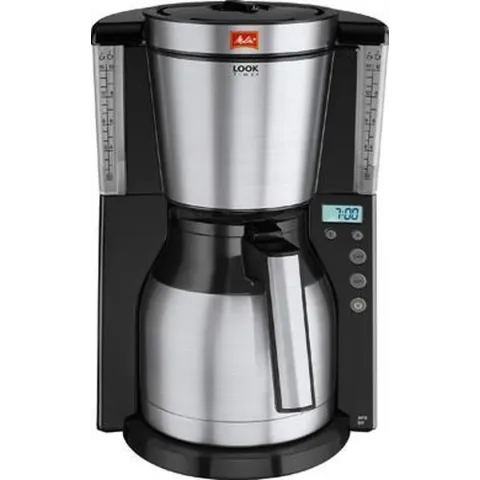 Melitta Look IV Therm Timer - Filter-koffiezetapparaat - Zilver