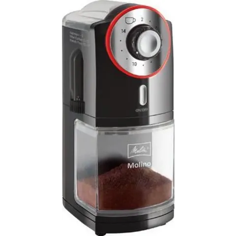 Melitta Molino - Koffiemolen - Zwart/rood