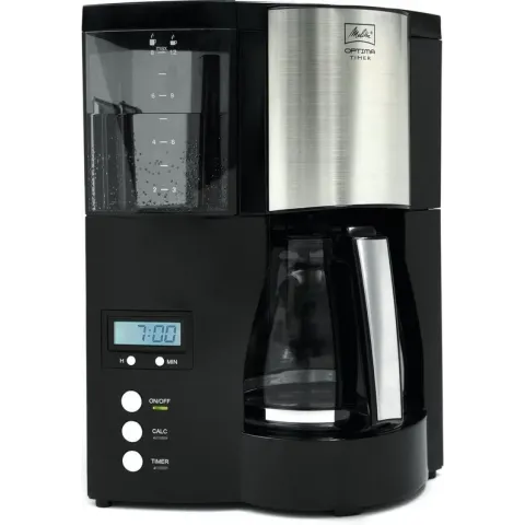 Melitta Optima Timer - Filter-koffiezetapparaat - Zwart